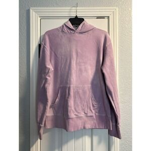 DANNIJO‎ Lavender Tie Dye Crop Hoodie Size Small Soft Cotton